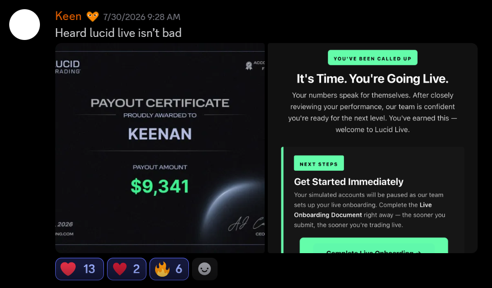 Keen's payout post